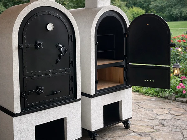 Szerkezeti információ a mobilkemencéről.